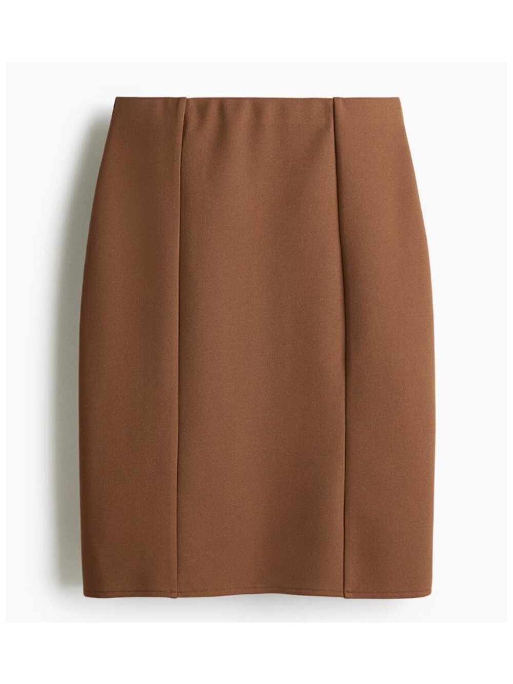 H&M Tobacco Brown Knee-Length Pencil Skirt XXS NWT